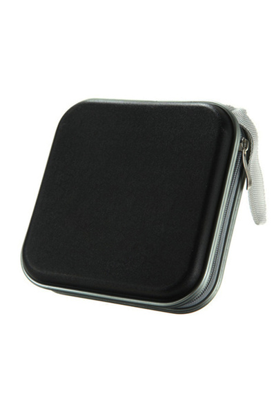 Choice CD Case Black 40 Capacity Compression CD Package Portable CD DVD Case ...