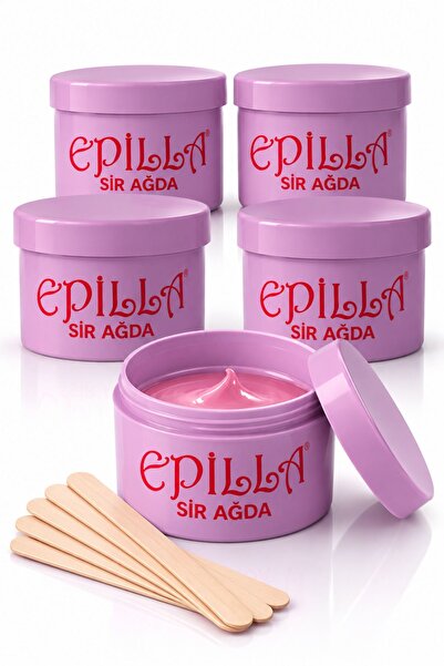 Epilla Pudralı Konserve Sir Ağda 50 ml 5 Adet – Profesyonel Kutu Ağda, Hassas...