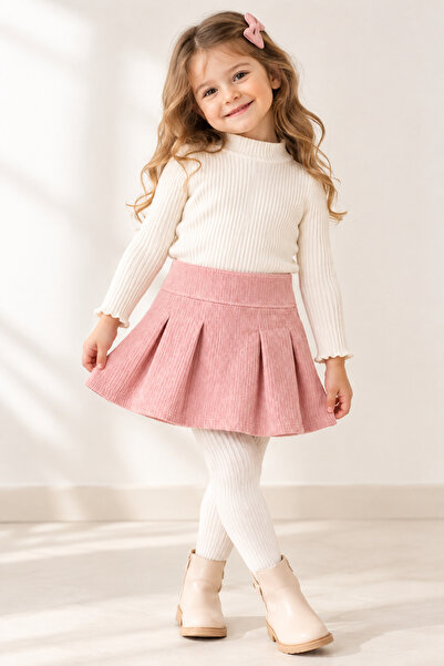 Zeyland Cotton Velvet Girls' Mini Skirt