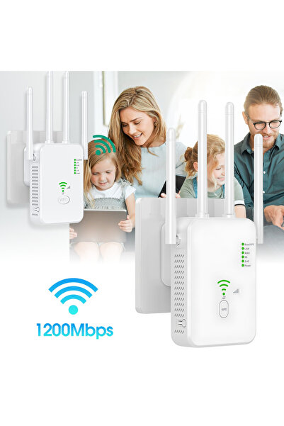 N2L Store Ενισχυτής WiFi Διπλής Ζώνης 1200Mbps N2L Κατάστημα ® Επαναλήπτης/AP...
