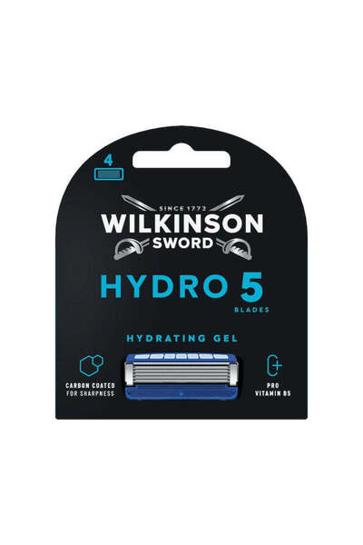 Wilkinson Razor refill, Wilkinson, Hydro 5, Regular, 4 pieces