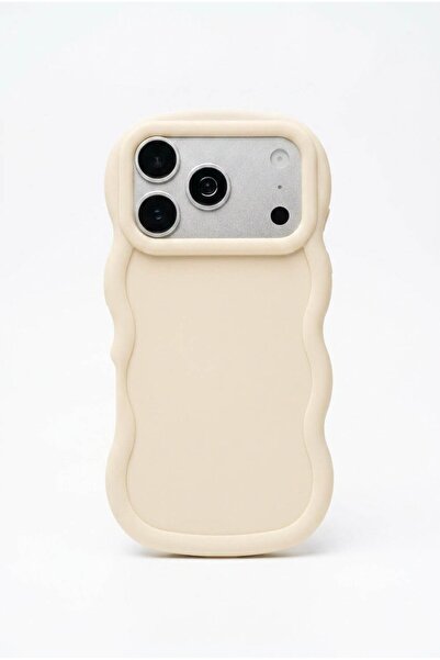 Vissona iPhone 17 Pro Max Uyumlu Dalgalı Tasarım Kamera Korumalı Mat Silikon ...