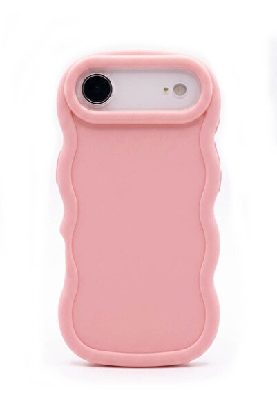 Vissona iPhone 17 Air Uyumlu Dalgalı Tasarım Kamera Korumalı Mat Silikon Tele...