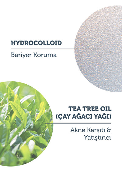 The Purest Solutions Hidrokolloid Akne ve Sivilce Karşıtı & Yatıştırıcı Bant 36'lı Patch