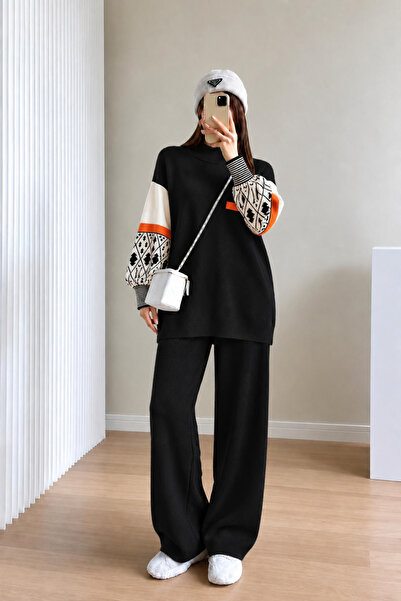 De Pose Balloon Sleeve Women's Knitwear Set