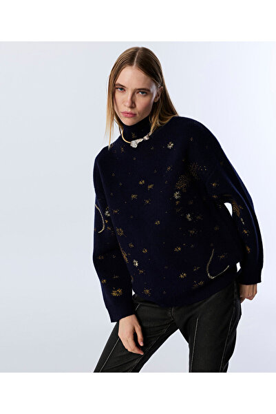 Twist Beaded Sweater