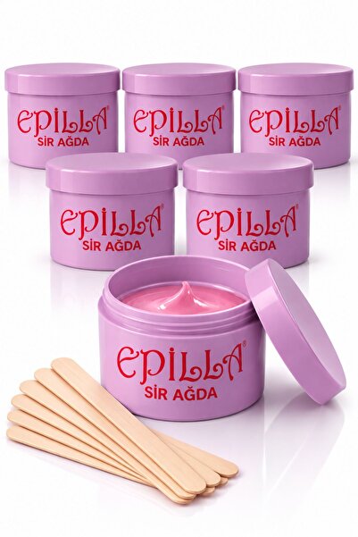 Epilla Pudralı Tek Kullanımlık Kutu Ağda 50 ml 6 Adet