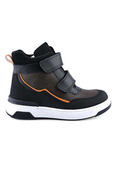 OrtoPlus Deri Ortopedik Çocuk Bot F SB2715 HAKİ