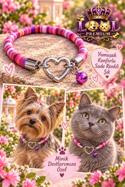 LOOL PREMİUM KEDİ KOLYE KEDİ TASMA KEDİ KOLYESİ