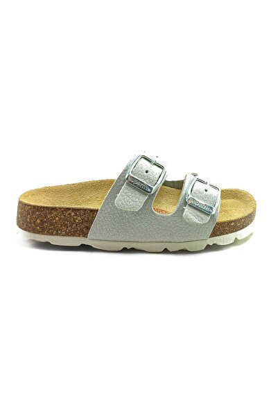 Superfit Ortopedik Çocuk Terlik Çift Bantlı P 800111-9500 - Gümüş SILBER