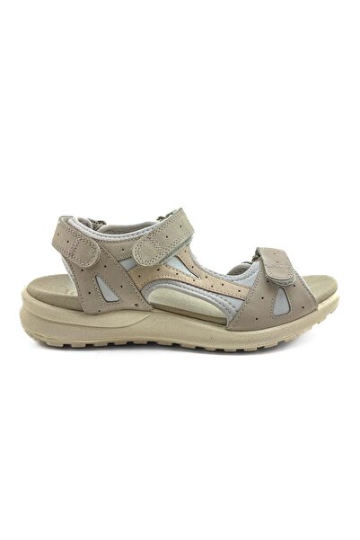 Legero Deri Ortopedik Spor Kadın Sandalet Sırıs 600732 VİZON