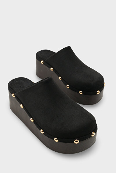 Capone Outfitters Marlane Women's Sabo Slippers with Wedge Heels and Closed Toe
