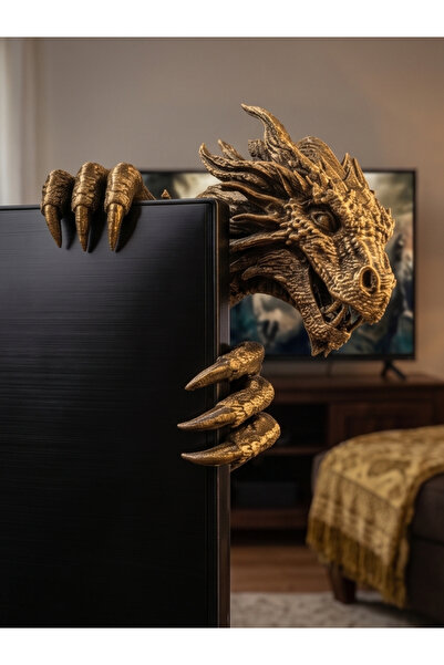 Nokta Lab Monitör Üstü Ejderha Figürü - Dragon On Monitor