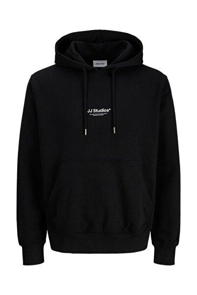 Jack & Jones Μπλούζα φούτερ ανδρική 12278789 "Soho" μαύρη