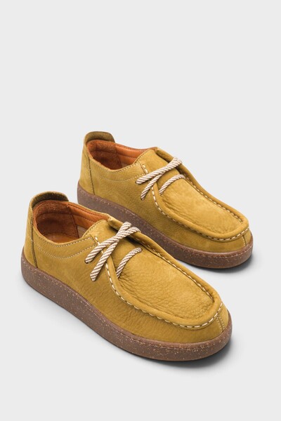 Capone Outfitters Miranda Genuine Nubuck Leather Comfort Women's Loafer Shoes