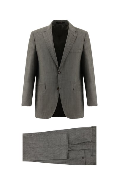 Abdullah Kiğılı 7 Drop Slim Fit Slim Fit Wool Patterned Suit