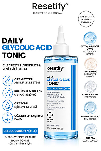 RESETIFY Glycolic Acid Tonik 150 ML