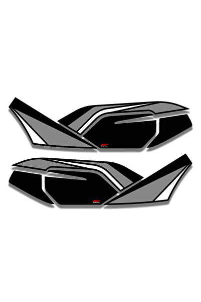 GP KOMPOZİT Honda PCX 125 / 150 2021-2024 Uyumlu Yan Alt Ayak Pad Gri