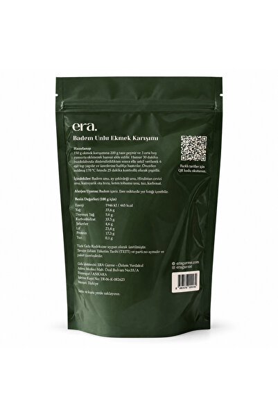 Era Gurme Ketojenik Ekmek Karışımı - 150 g - Glutensiz,Şekersiz, Ketojenik