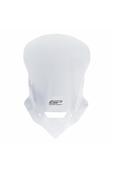 GP KOMPOZİT Bajaj Dominar 250 / 400 2017-2024 Uyumlu Ön Cam Şeffaf 48 cm