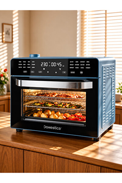 DOMESTICA Elio Pro 24-in-1 Digital Air Fryer Oven 30L | 1700W Steam + Air Fry...