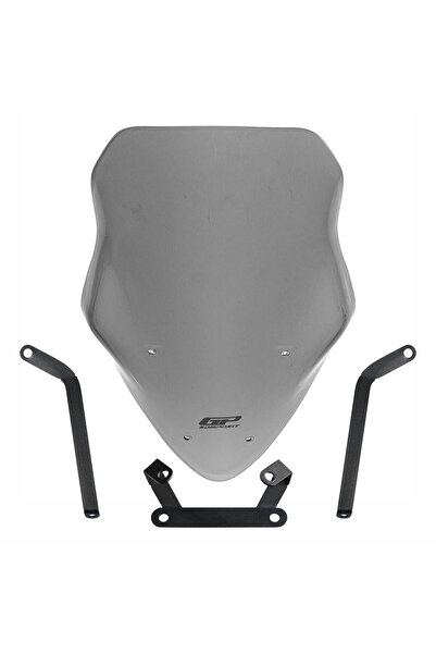 GP KOMPOZİT Bajaj Pulsar NS 200 2011-2024 Uyumlu Uzun Tur Camı Füme 59 cm