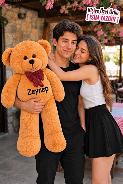 Özgüner Oyuncak 90 cm sevgiliyePapyonlu Büyük Ayıcık