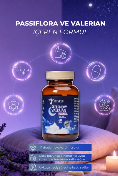 Fitself Sleepnow Peaceful Sleep |   Supplementing Food with Passiflora & Valerian