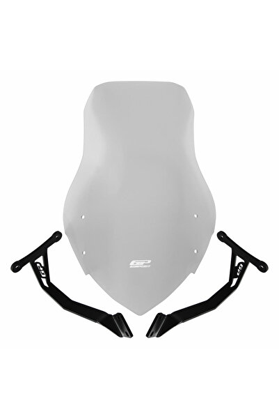 GP KOMPOZİT Honda CB125F 2023-2024 Uyumlu Tur Camı Şeffaf 60 cm
