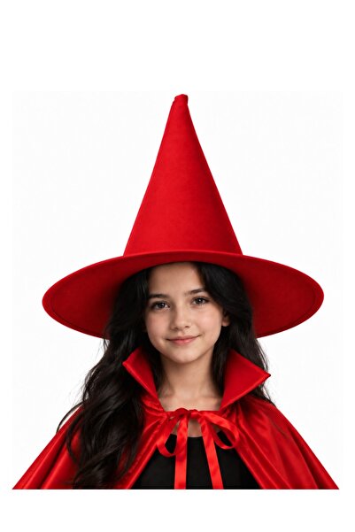 Kostüm Sarayı Witch Hat Red