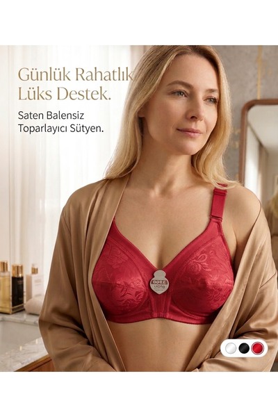 D.O.G.LL Saten Balensiz Desenli Toparlayıcı Sütyen