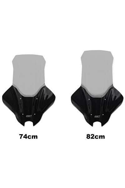 GP KOMPOZİT GP Kompozit Yamaha NMAX 125 / 155 2025 Uyumlu Elcikli Tur Camı Fü...