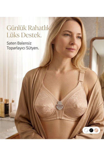 D.O.G.LL Satin Unlined Patterned Recovery Bra