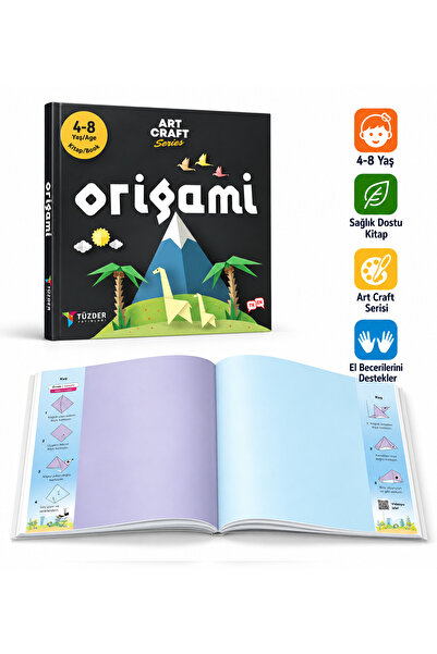TÜZDER Yayınları ORIGAMI 4-8 Yaş | Art Craft-El Becerileri Serisi