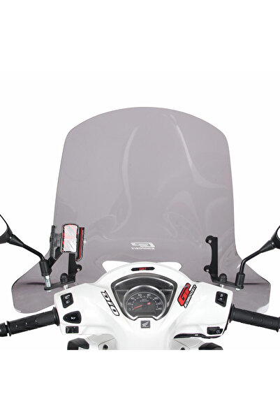 GP KOMPOZİT Honda Dio 2021-2025 Uyumlu Ön Cam Şeffaf 58 cm