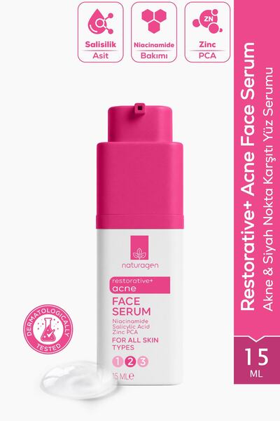 Naturagen Restorative Acne Cilt Serumu 15 ml | Akne & Siyah Nokta Karşıtı | S...