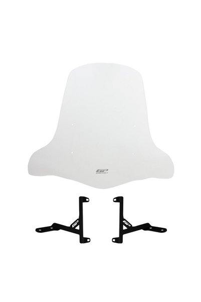 GP KOMPOZİT Kanuni Resa 125 2022-2024 Uyumlu Ön Cam Şeffaf 59 cm