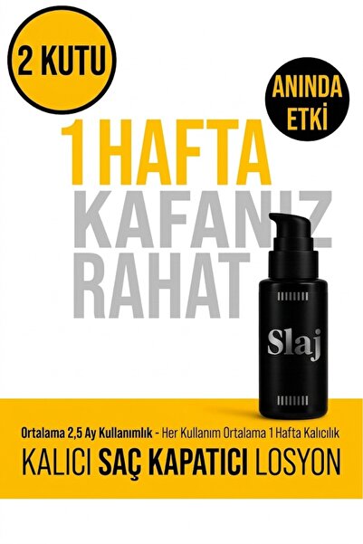 Slaj Saç Kapatıcı Kalıcı Losyon – Dolgun Etki ve Doğal Görünüm 50ml
