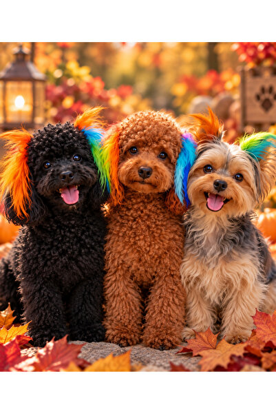 LOOL PREMİUM KÖPEK TÜYÜ KÖPEK SAÇ AKSESUARI POODLE