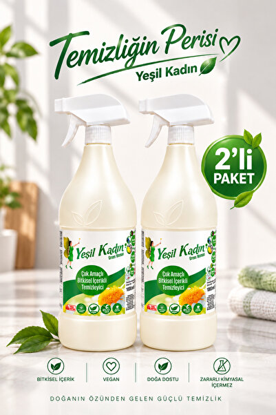 Çok Amaçlı Bitkisel İçerikli Temizleyici 2X1Lt