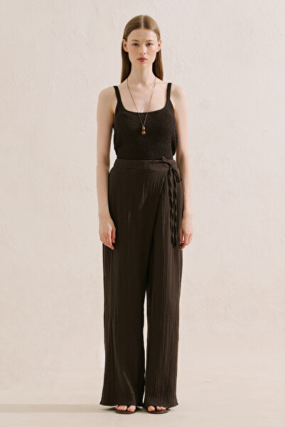 Manuka Muslin Envelope Pants Brown