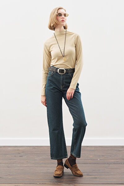 Manuka STRAIGHT ANKLE JEAN PANTOLON GRİ MAVİ