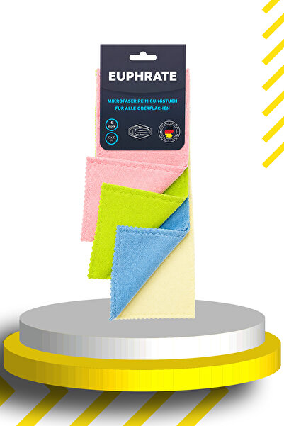 EUPHRATE KFZ 4'lü Fırsat Mikrofiber Cila Bezi 32x32cm (E02-3232-250)