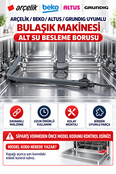 Beko Bulaşık Makinesi Su Besleme Borusu
