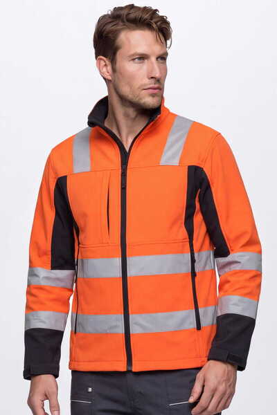 CERVA Malton Reflektif Softshell Mont Turuncu
