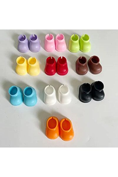 Choice Other Multicolor 8 pairs of Labubu multi-color baby shoe accessories, ...