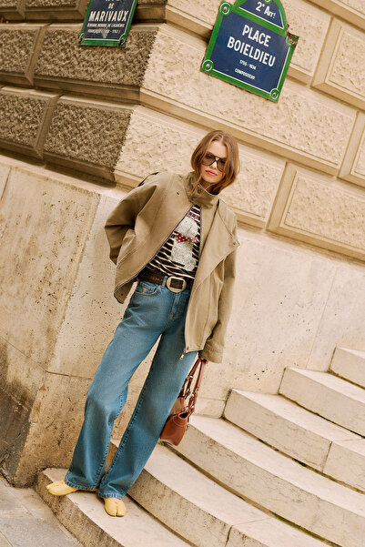 Manuka Straight Long Pants Jean Blue