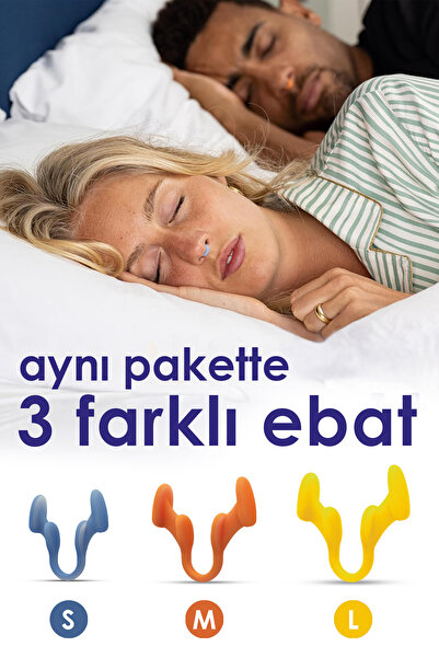 Panthrix Horlama Önleyici Burun Dilatörü S-M-L 3 Farklı Boy Aynı Pakette