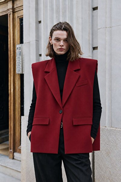 Touché Privé Oversize Crepe Vest
