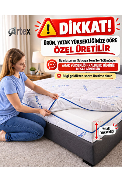 Artex Case Nano 90x200 Mattress Cover Protector Mattress Cover Zippered Case ...